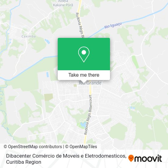 Dibacenter Comércio de Moveis e Eletrodomesticos map