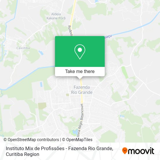 Instituto Mix de Profissões - Fazenda Rio Grande map
