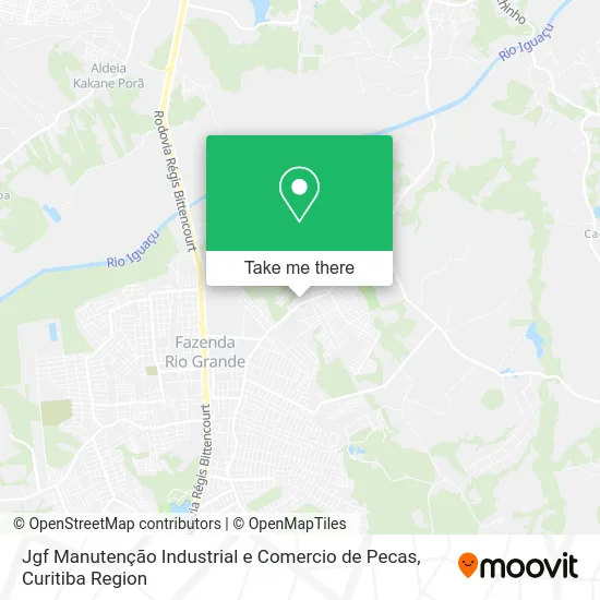 Jgf Manutenção Industrial e Comercio de Pecas map