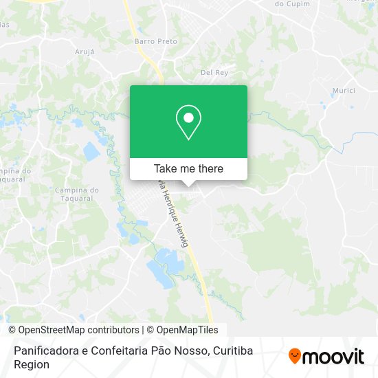 Panificadora e Confeitaria Pão Nosso map
