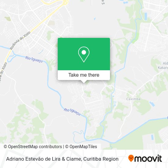 Adriano Estevão de Lira & Ciame map