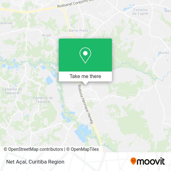 Net Açaí map