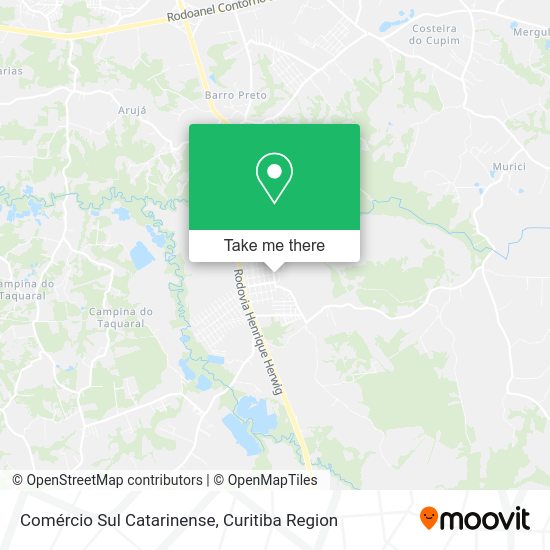 Comércio Sul Catarinense map