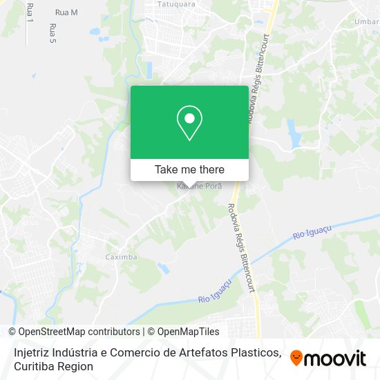 Injetriz Indústria e Comercio de Artefatos Plasticos map