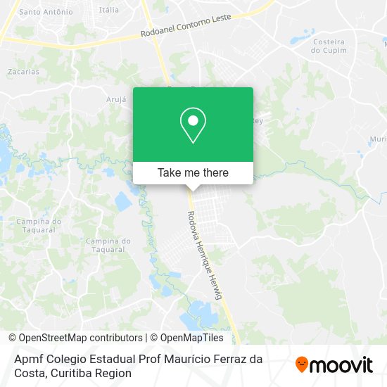 Apmf Colegio Estadual Prof Maurício Ferraz da Costa map
