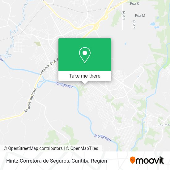 Hintz Corretora de Seguros map