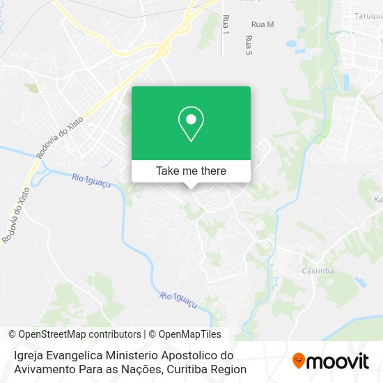 Igreja Evangelica Ministerio Apostolico do Avivamento Para as Nações map