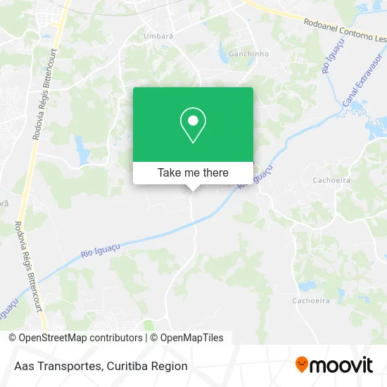 Aas Transportes map