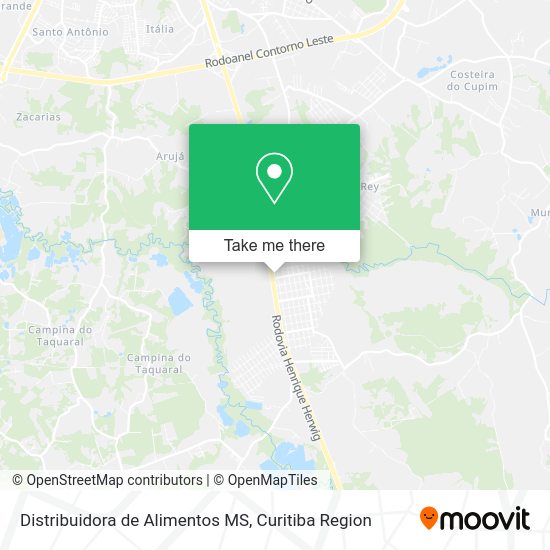 Distribuidora de Alimentos MS map