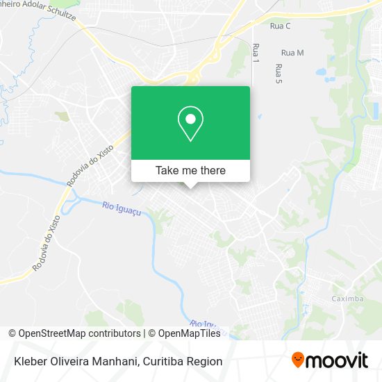 Kleber Oliveira Manhani map