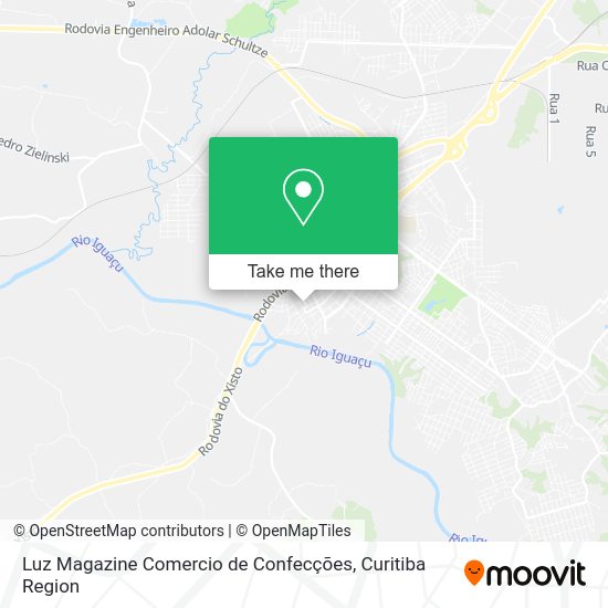 Luz Magazine Comercio de Confecções map