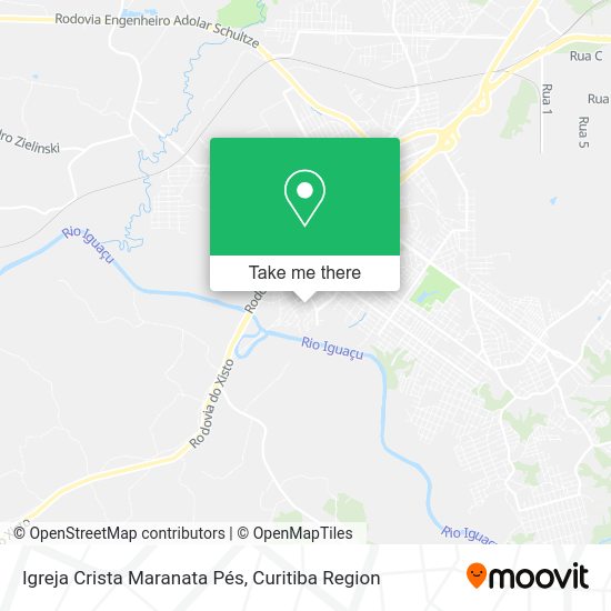 Igreja Crista Maranata Pés map