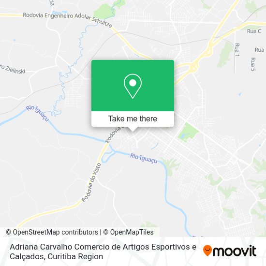 Adriana Carvalho Comercio de Artigos Esportivos e Calçados map