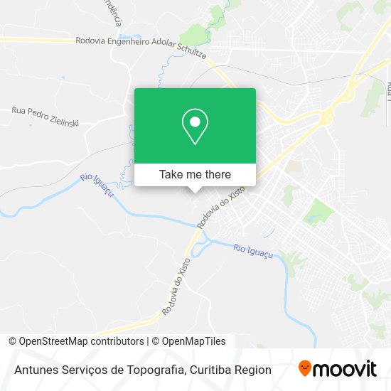 Antunes Serviços de Topografia map