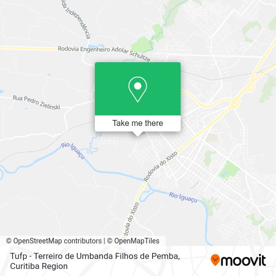 Tufp - Terreiro de Umbanda Filhos de Pemba map