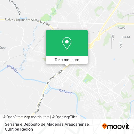 Serraria e Depósito de Madeiras Araucariense map