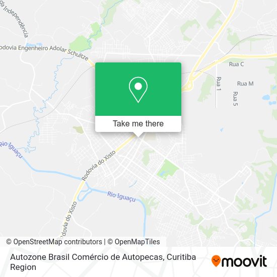 Autozone Brasil Comércio de Autopecas map