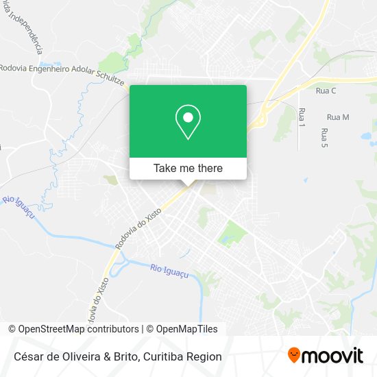César de Oliveira & Brito map