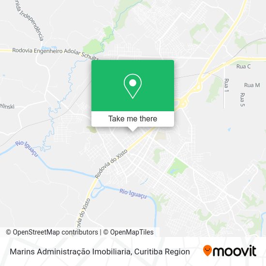 Marins Administração Imobiliaria map