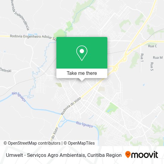 Umwelt - Serviços Agro Ambientais map