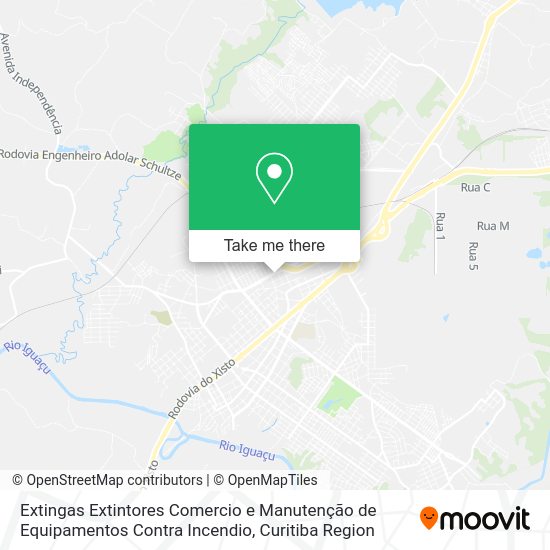 Extingas Extintores Comercio e Manutenção de Equipamentos Contra Incendio map