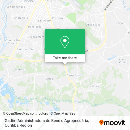 Gadim Administradora de Bens e Agropecuária map