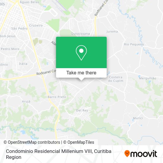 Condomínio Residencial Millenium VIII map
