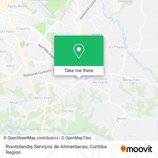 Risotolandia Serviços de Alimentacao map