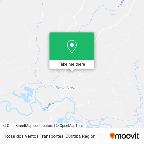 Rosa dos Ventos Transportes map