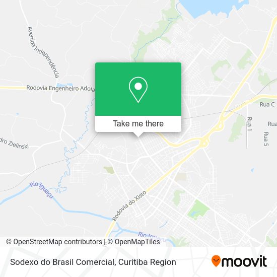 Sodexo do Brasil Comercial map