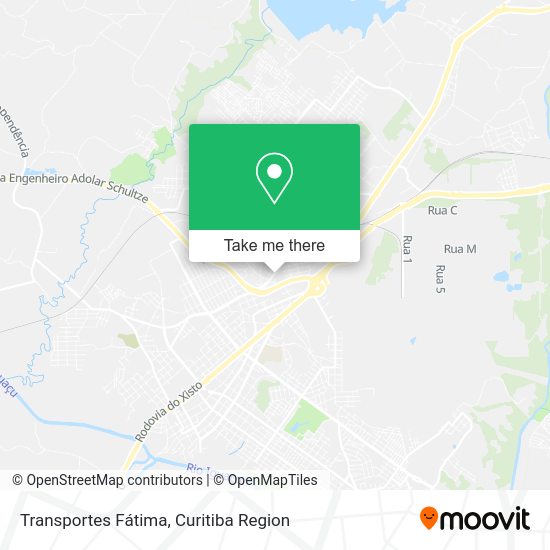 Transportes Fátima map