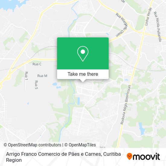 Arrigo Franco Comercio de Pães e Carnes map