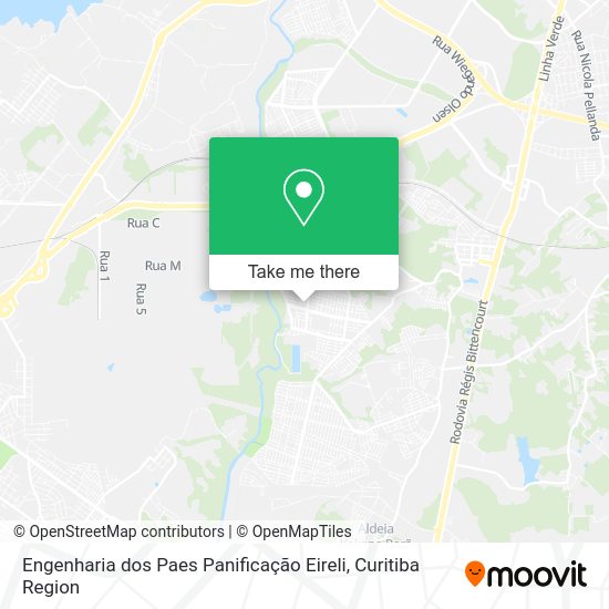 Engenharia dos Paes Panificação Eireli map