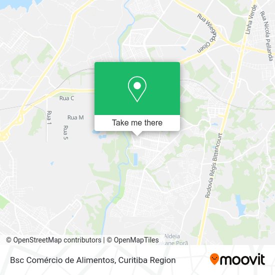 Bsc Comércio de Alimentos map