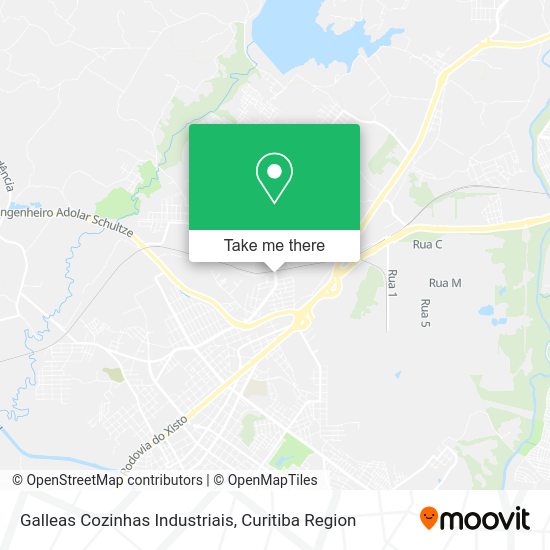 Galleas Cozinhas Industriais map