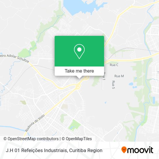 J.H 01 Refeições Industriais map