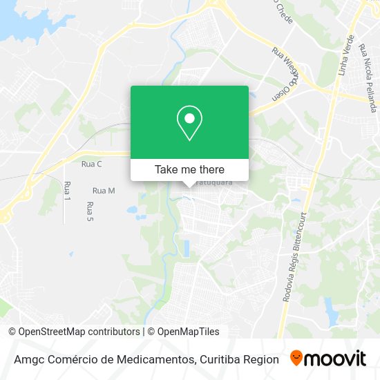 Amgc Comércio de Medicamentos map