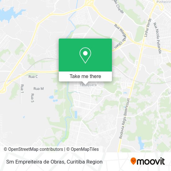 Sm Empreiteira de Obras map
