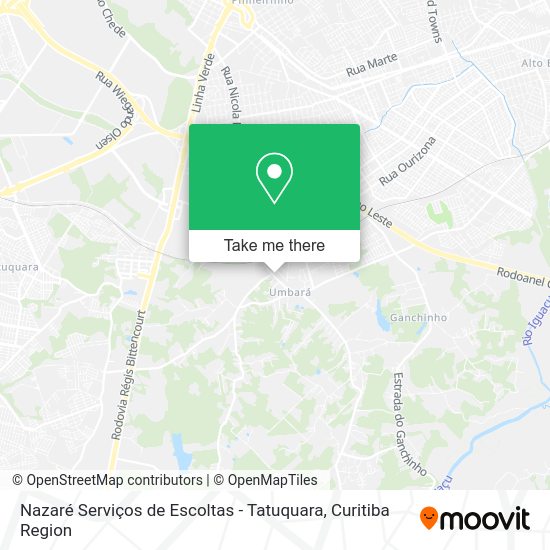 Nazaré Serviços de Escoltas - Tatuquara map