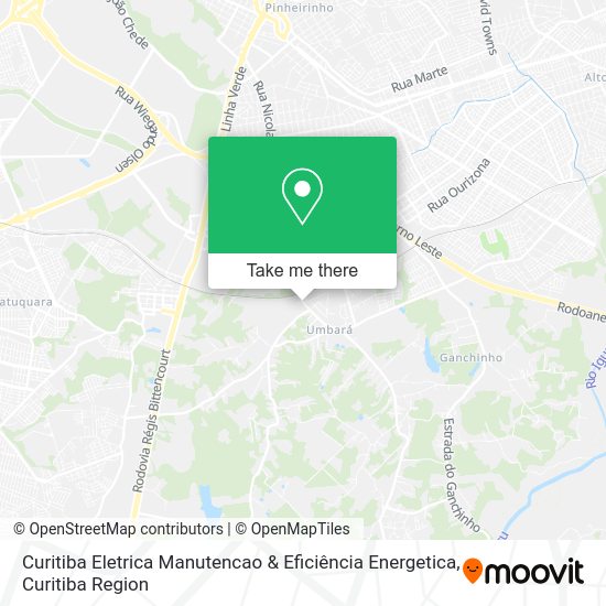 Curitiba Eletrica Manutencao & Eficiência Energetica map