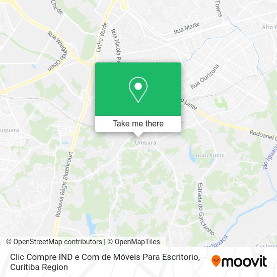 Clic Compre IND e Com de Móveis Para Escritorio map