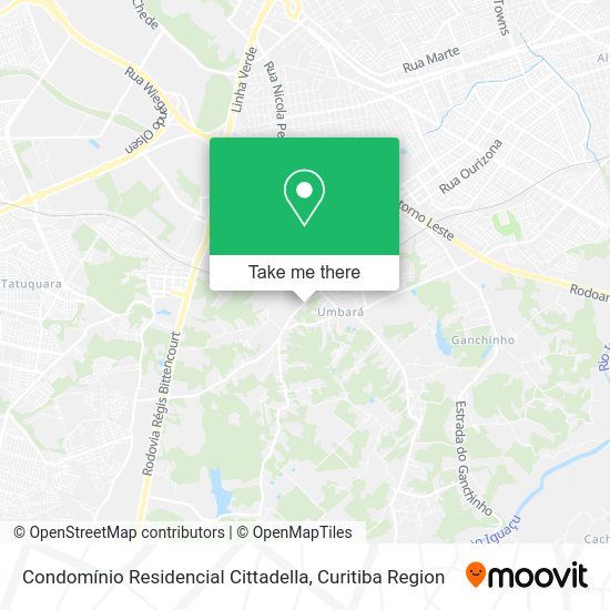 Condomínio Residencial Cittadella map