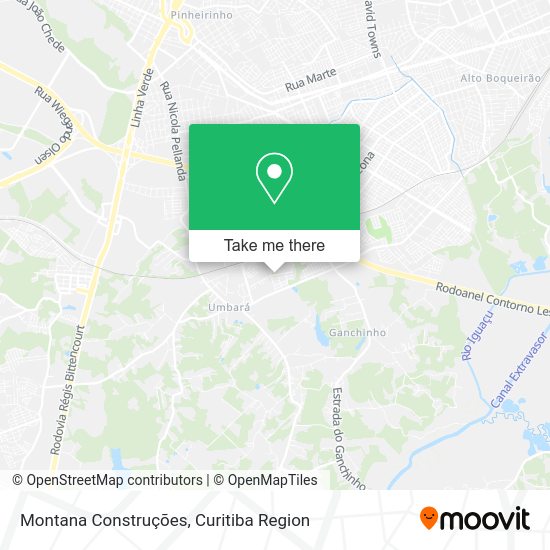 Montana Construções map