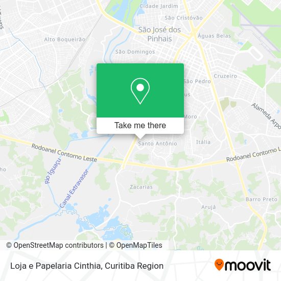 Loja e Papelaria Cinthia map