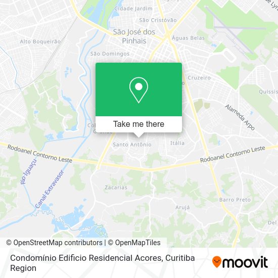 Condomínio Edificio Residencial Acores map
