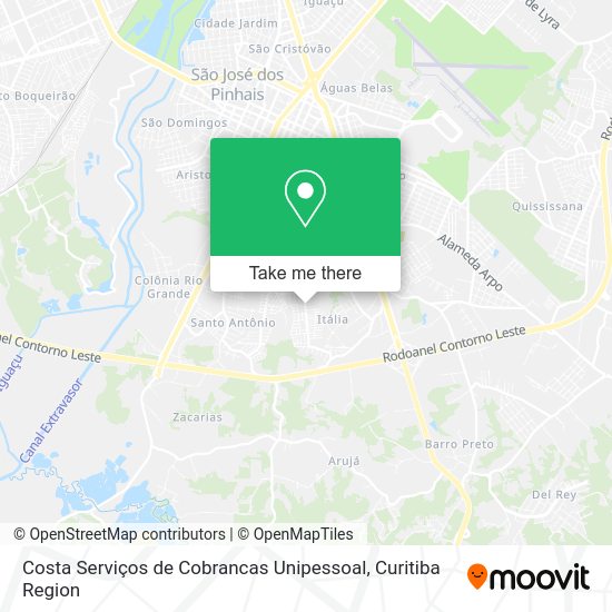 Costa Serviços de Cobrancas Unipessoal map