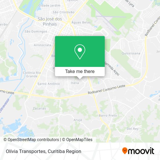 Olívia Transportes map
