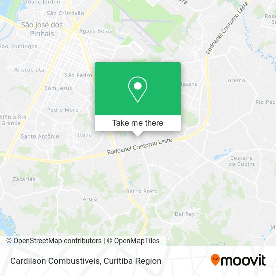 Cardilson Combustíveis map