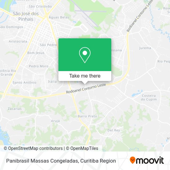 Panibrasil Massas Congeladas map