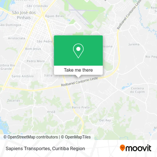 Sapiens Transportes map